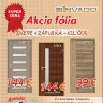 Interiérové dvere - zľavy až do výšky 30%