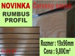 Rumbus profil červený smrek, AKCIA 